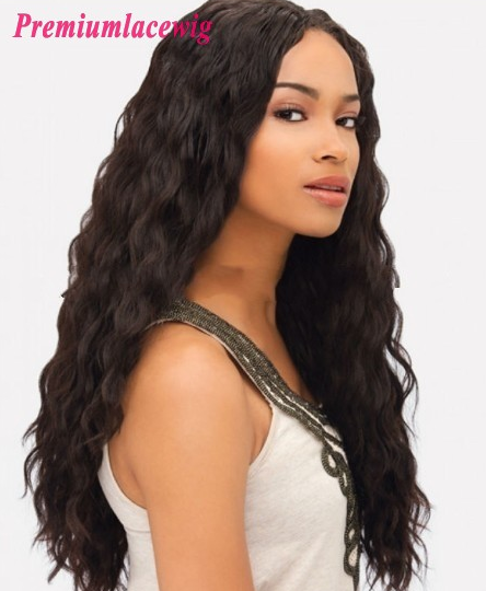 2017 fashion full lace wigs loose wave style