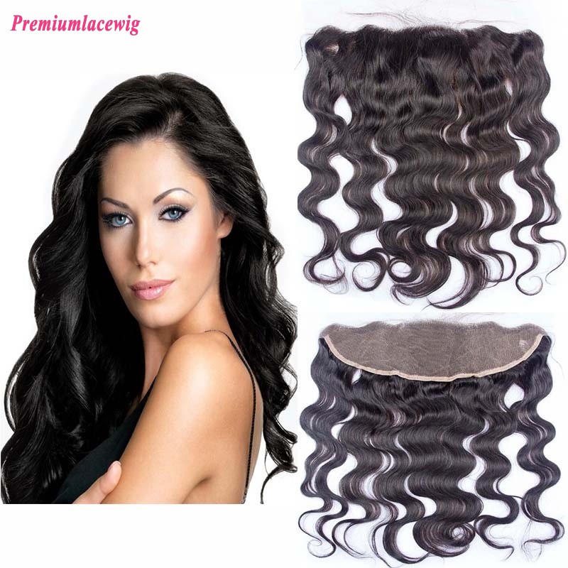 14 inch Body Wave Malaysian Hair 13x4 Lace Frontal