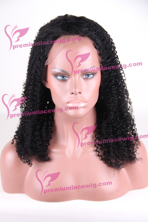 16 inch color 1 Brazilian hair afro kinky curly