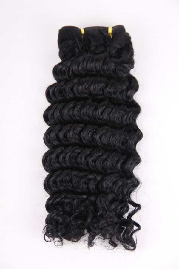 16inch 1# deep wave hair weft PWC274