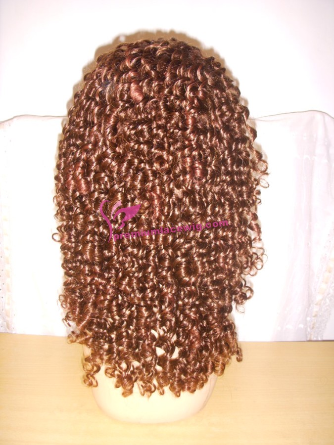 16inch 30# afro curl full lace wig PWS391 