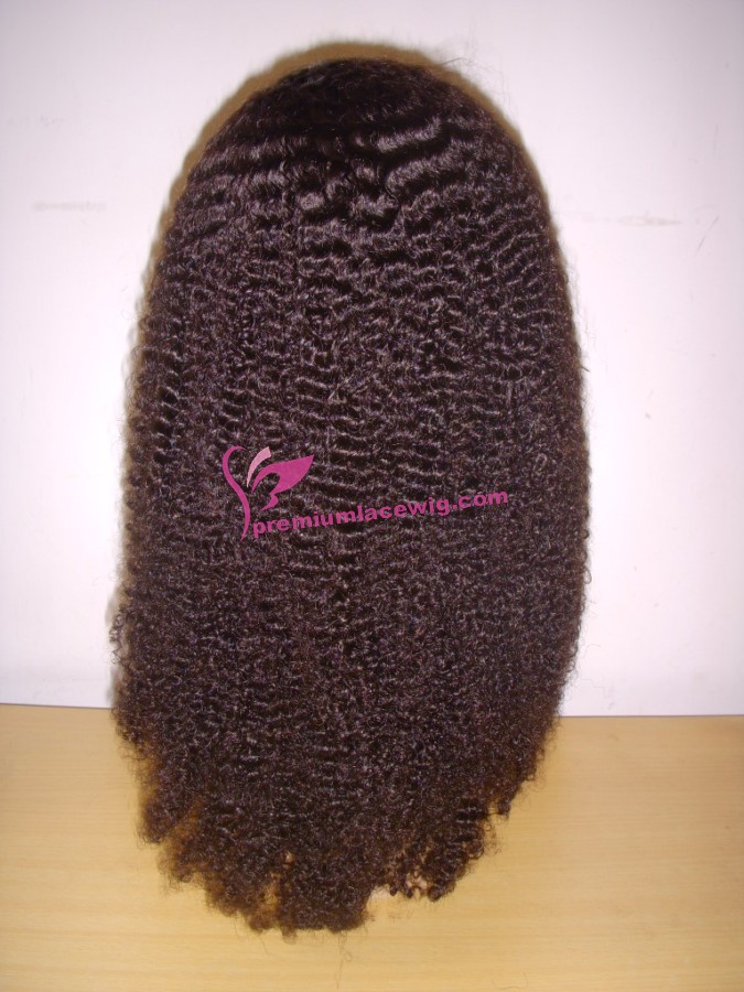 16inch color2 afro curl full lace wig PWS344