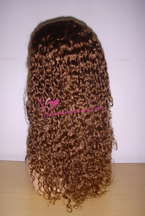 16inch color30 deep wave full lace wig PWS381