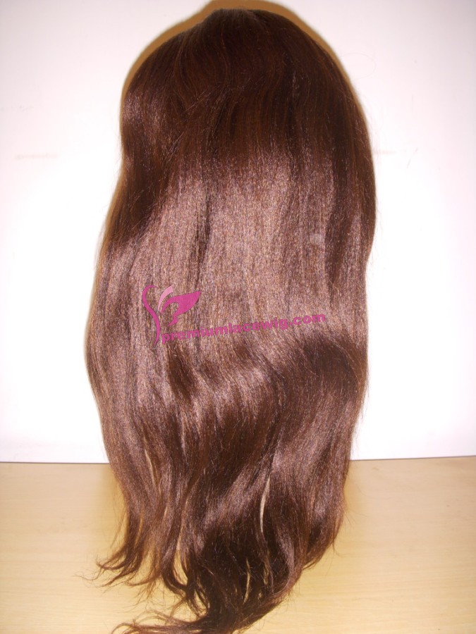 18inch 3# Medium yaki full lace wig PWC356