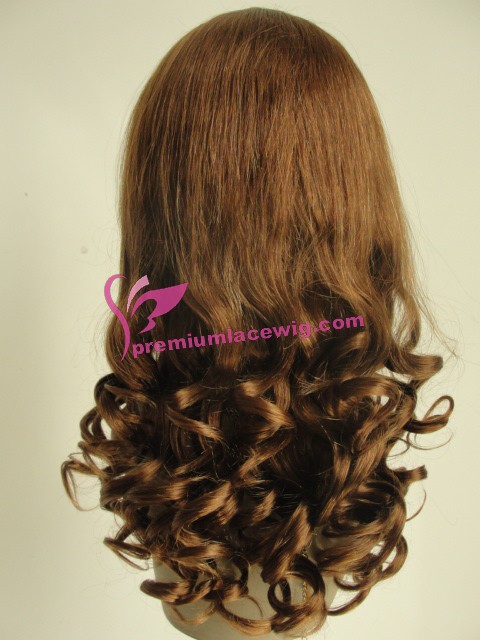 18inch 30# french curl full lace wig PWC366