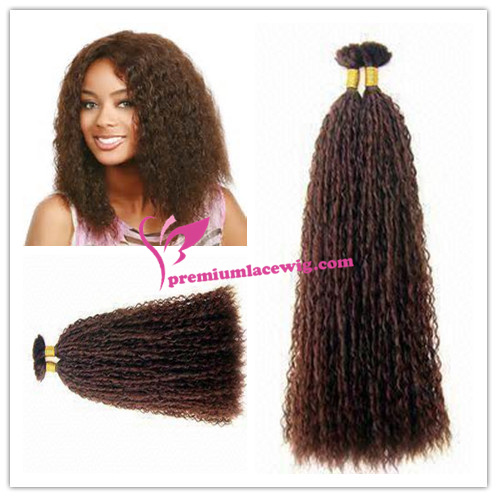 18inch #4 water wave indian hair bulk for braiding PWL100