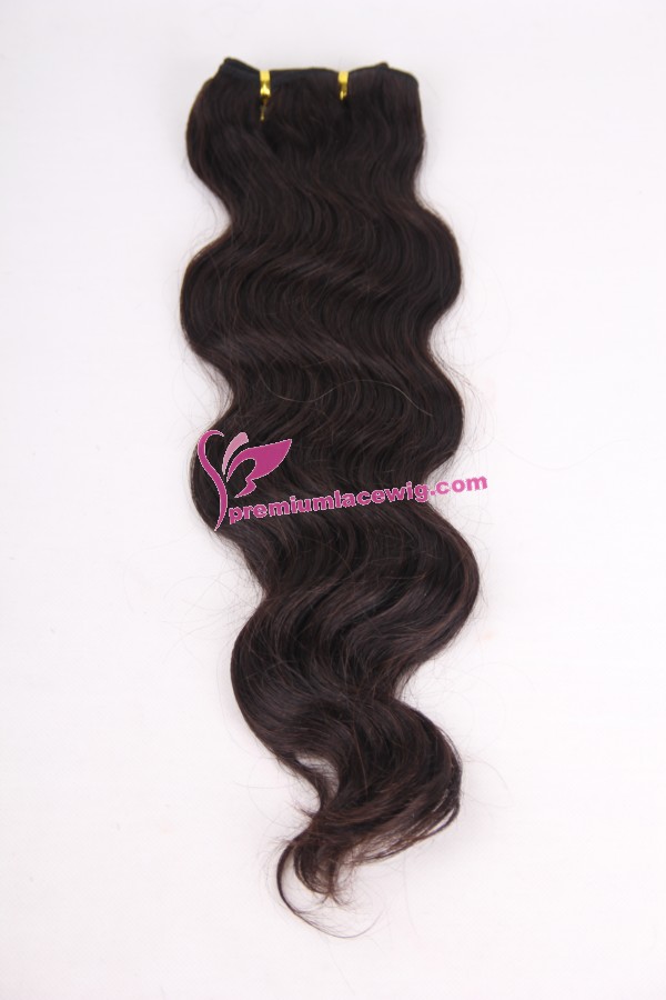 18inch body wave hand made hair weft PWC297