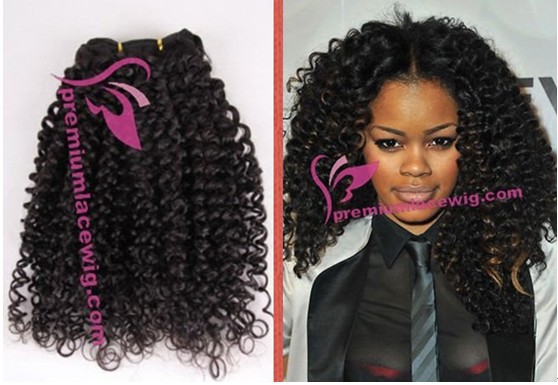 18inch deep curly indian virgin hair PWS1202