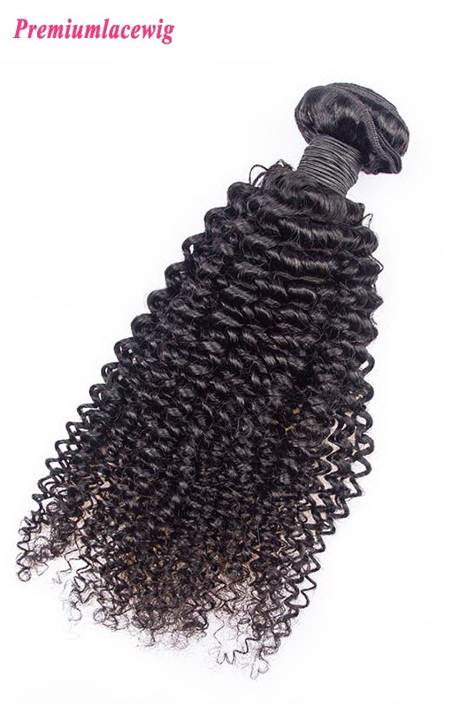 1pc/lot 14 inch Kinky Curly Peruvian Hair Human Hair Bundles