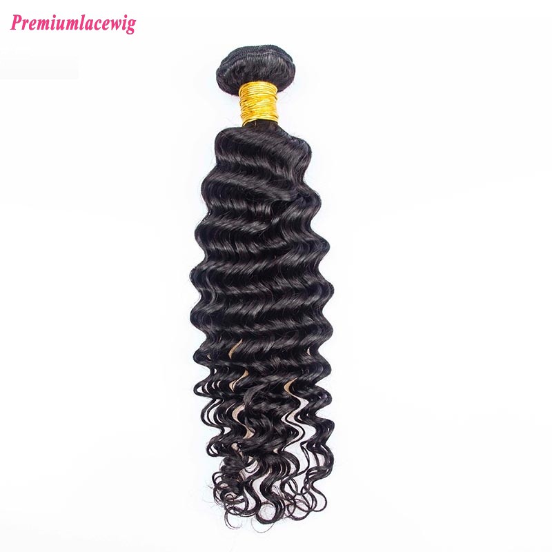 1pc/lot 14inch Deep Wave Brazilian Hair Human Hair Bundles