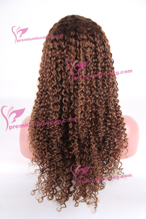 20 inch color 4 Brazilian Kinky Curly hair