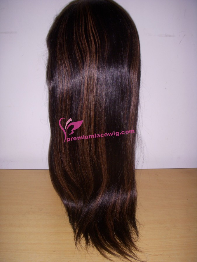 20inch 1b/30# straight full lace wig PWS385