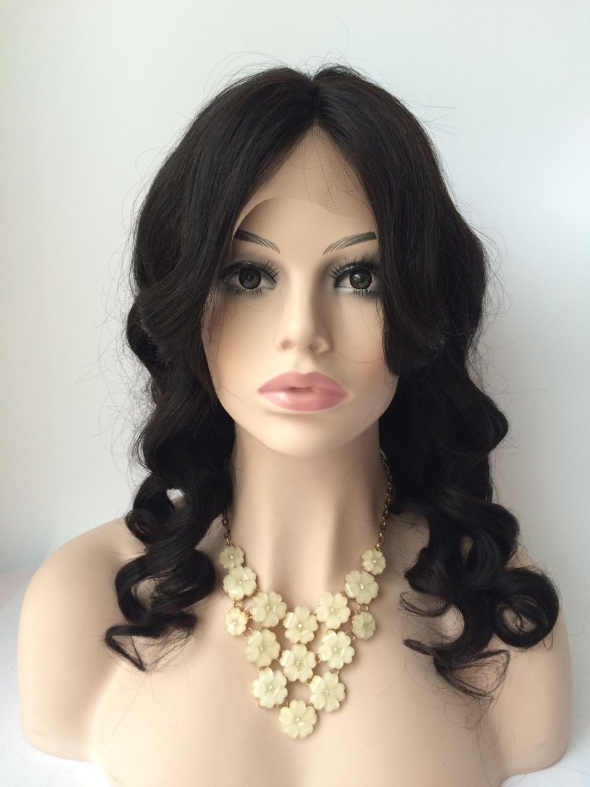 Pictures of Beautiful Wave Lace Front Wig With Natural Color