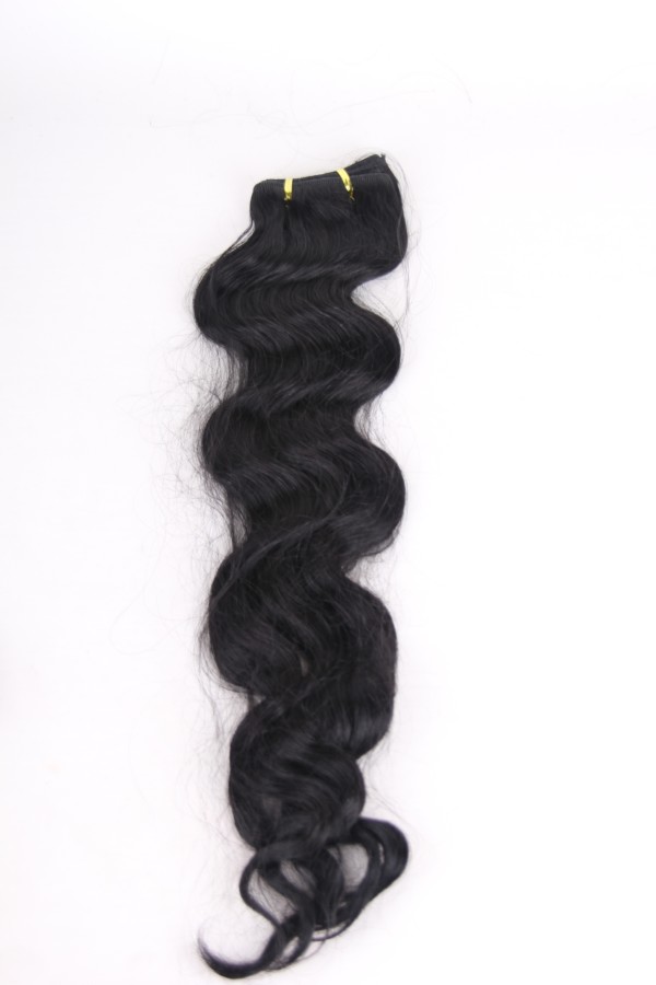 22inch 1# Peruvian body wave hair weft PWC286