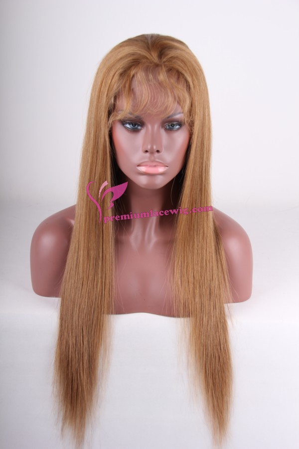 24inch 10# silky straight full lace wig PWC261