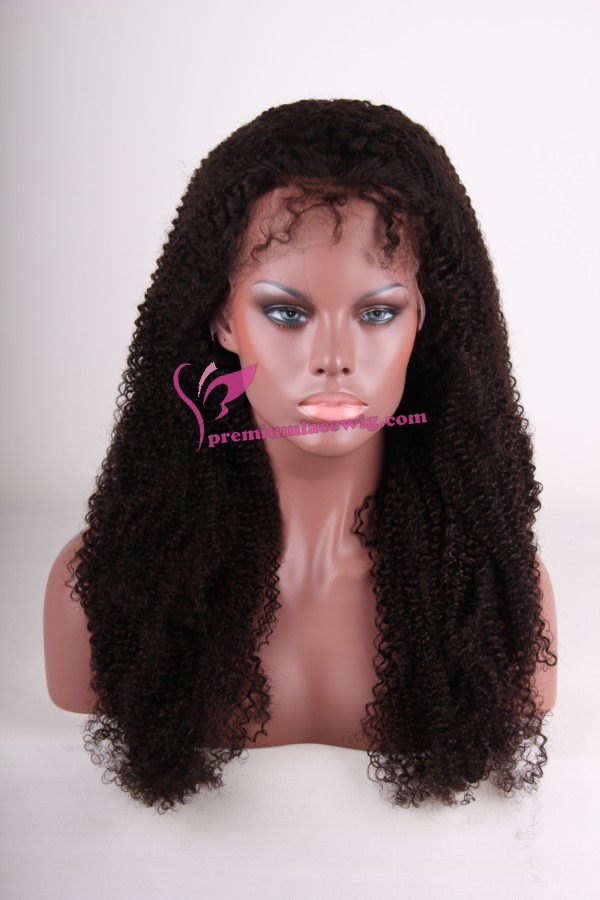 26inch 2# kinky curl full lace wig PWC268