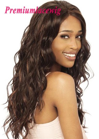 Body Wave Color 4 Highlite 30 Brazilian Full Lace Human Hair Wigs 20inch
