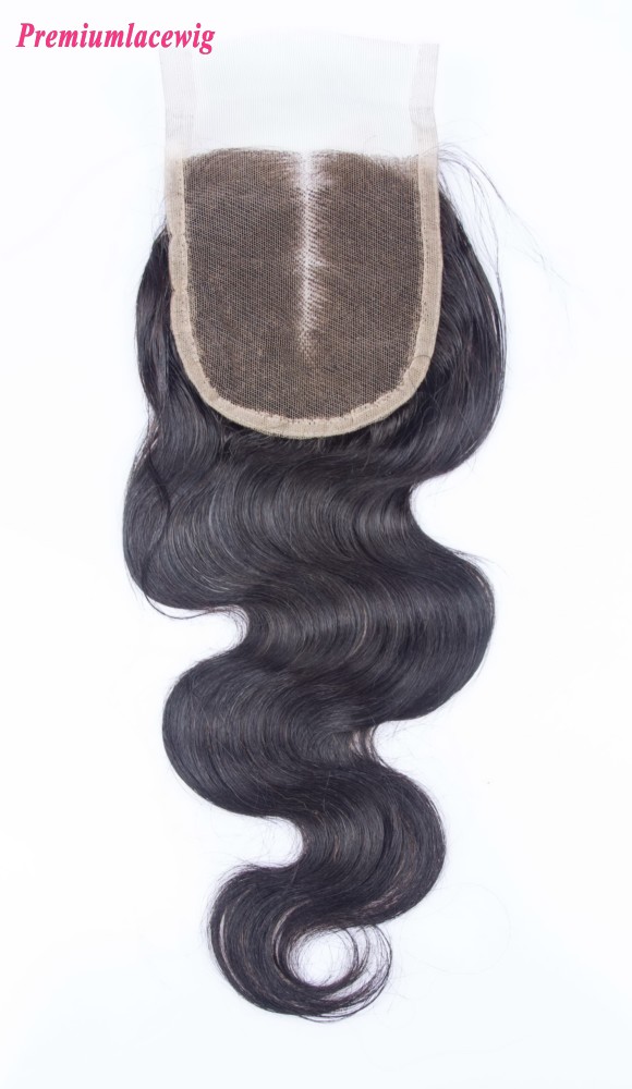 Body Wave Mongolian Lace Closure Middle Part 14inch