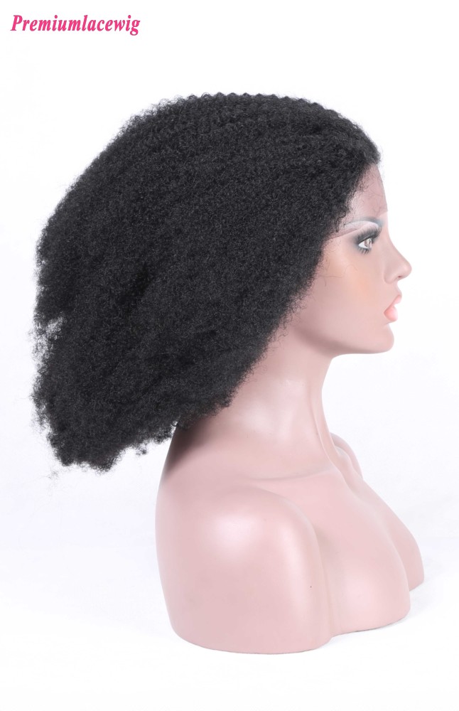 Brazilian Curly Full Lace Wig Hair 150% Hair Density 16inch