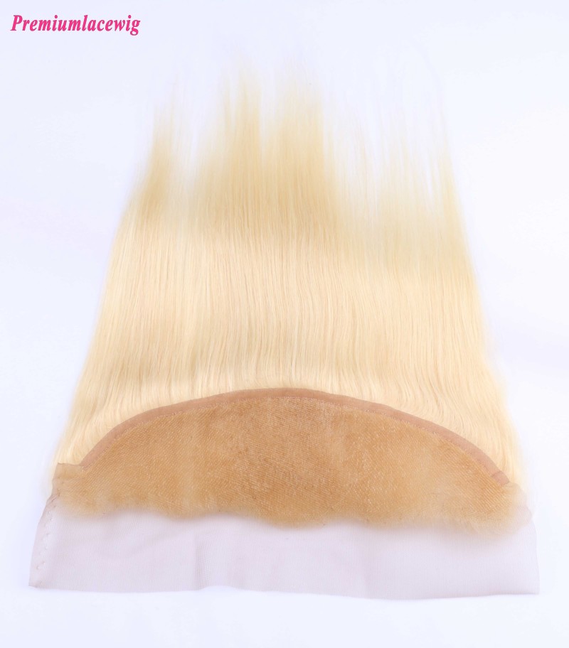 Brazilian Hair Lace Frontal Blonde Straight Color 613 16inch