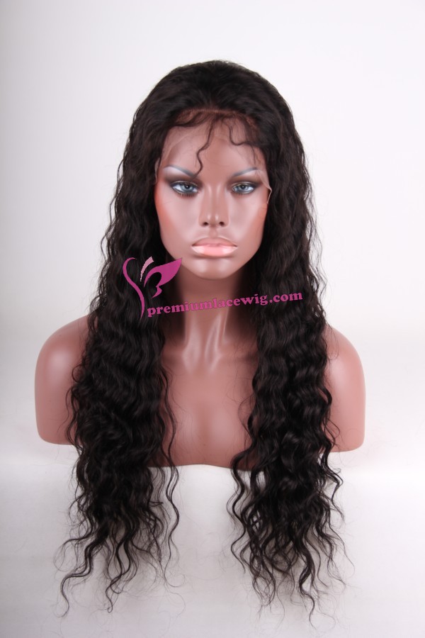 Deep wave full lace wig PWS231