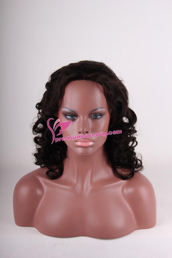 Glueless full lace 100% human hair wig PWC133