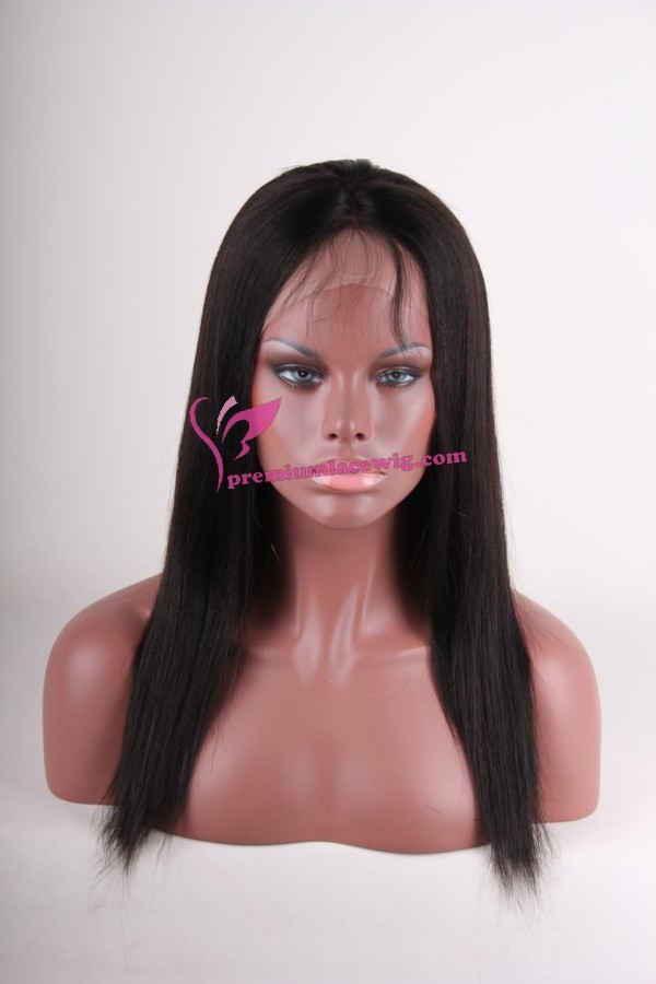 20inchLight yaki glueless lace wigs high quality PWS154