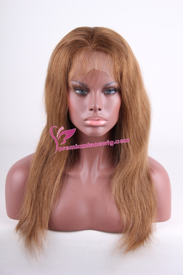 Silk top virgin hair full lace wig PWC125