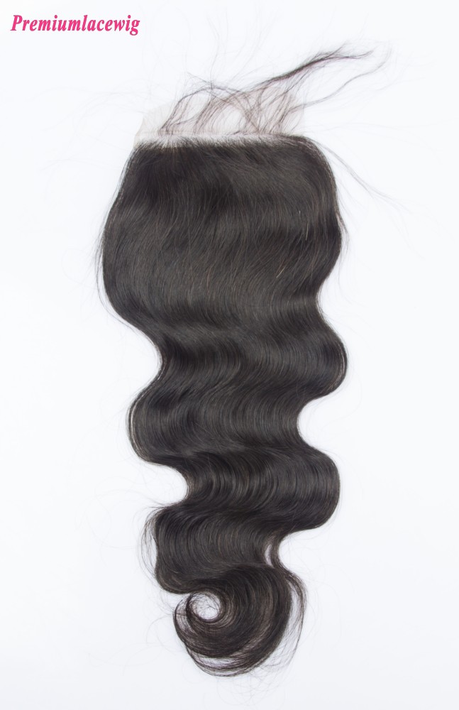 14inch Body Wave Silk Base Closure Peruvian Hair