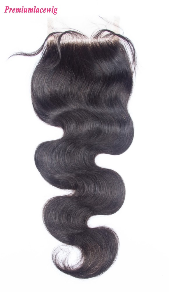 Peruvian Body Wave Lace Closure Free Part 14inch