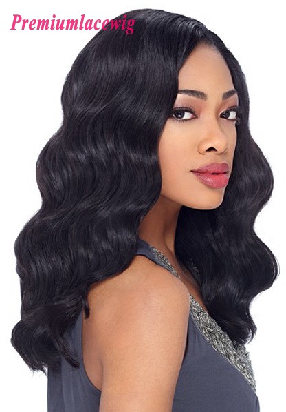 Brazilian Virgin Human Hair Full Lace Wigs Body Wave Hair 18inch