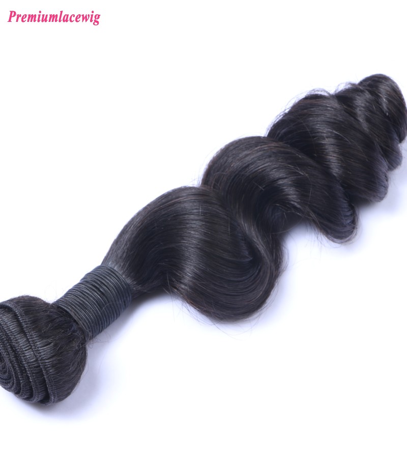 Premium Hair Bundles Malaysian Loose Wave Virgin Hair 1 Bundle 16inch