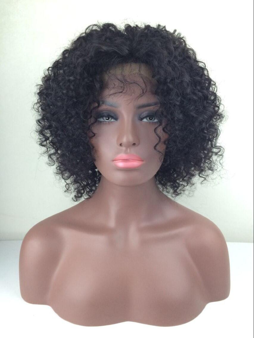 Beautiful Style of Kinky Curly Lace Front Wig