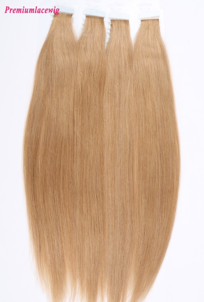 16inch #27 Straight Brazilian Tape in Hair Extensions