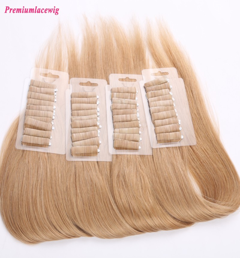 16inch #27 Straight Brazilian Tape in Hair Extensions