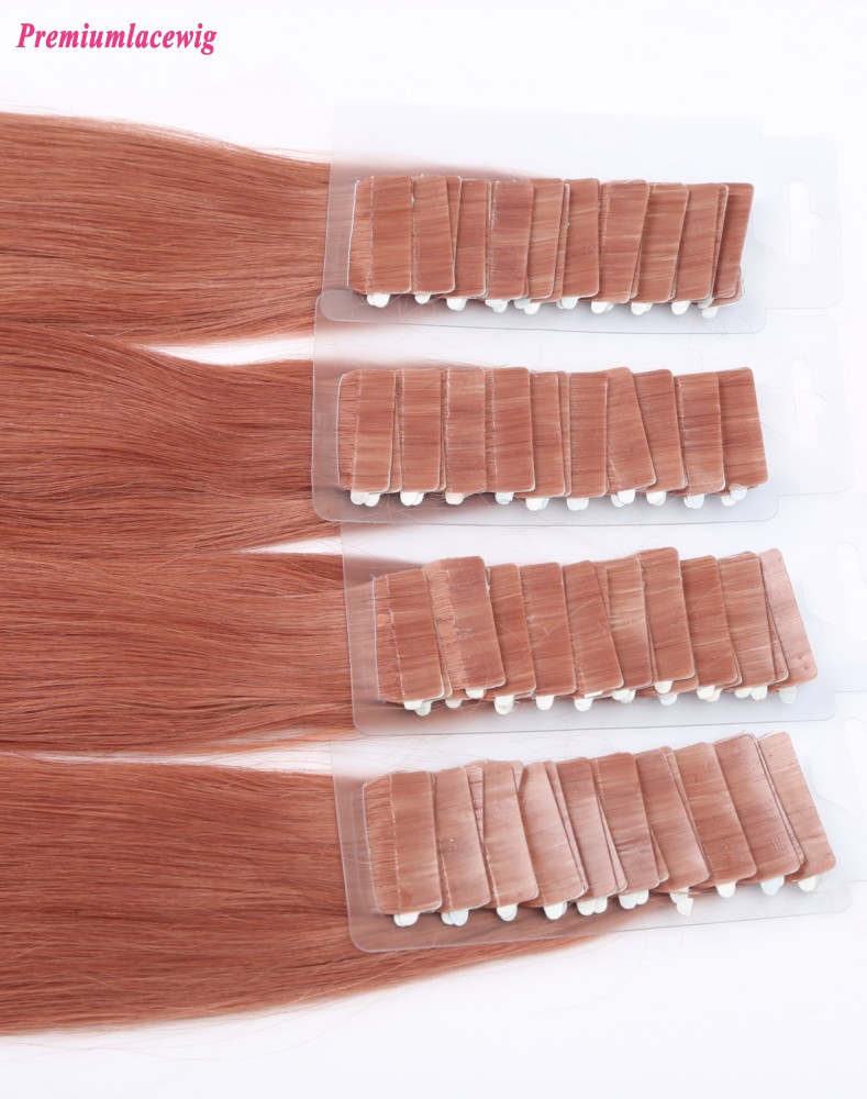 18inch 35 Color Brazilian Human Hair Double Tape Hair