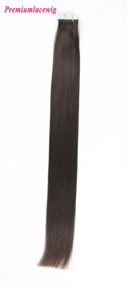 20inch #2 Straight Malaysian Double Tape in Human Hair Extensions