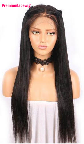 22 inch Straight Lace Front Wig Malaysian Human Hair