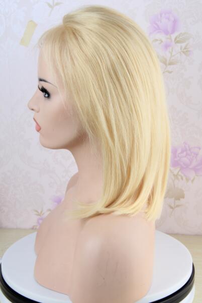 14 inch 613 Color Bob Lace Front Wig Brazilian Straight Hair 