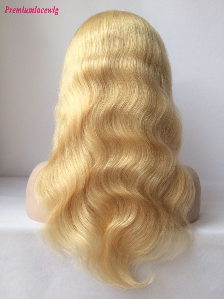 20inch 613 Color Lace Front Wig Brazilian Blonde Hair Body Wave