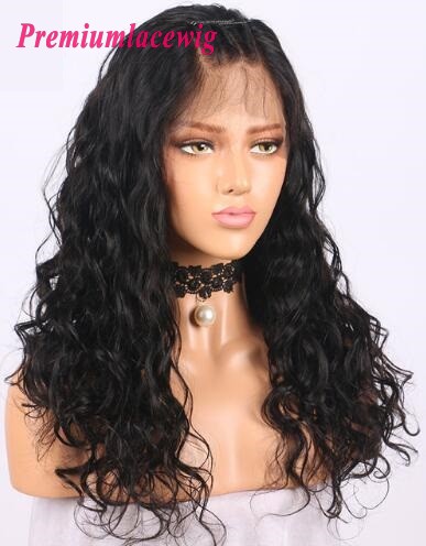 18 inch Premium Full Lace Wig Brazilian Loose Curly Hair in 150% Density