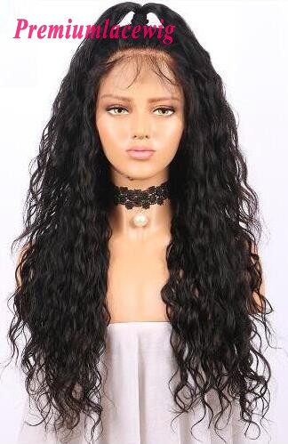 Brazilian Water Wave 20inch Medium Density 360 lace front wigs