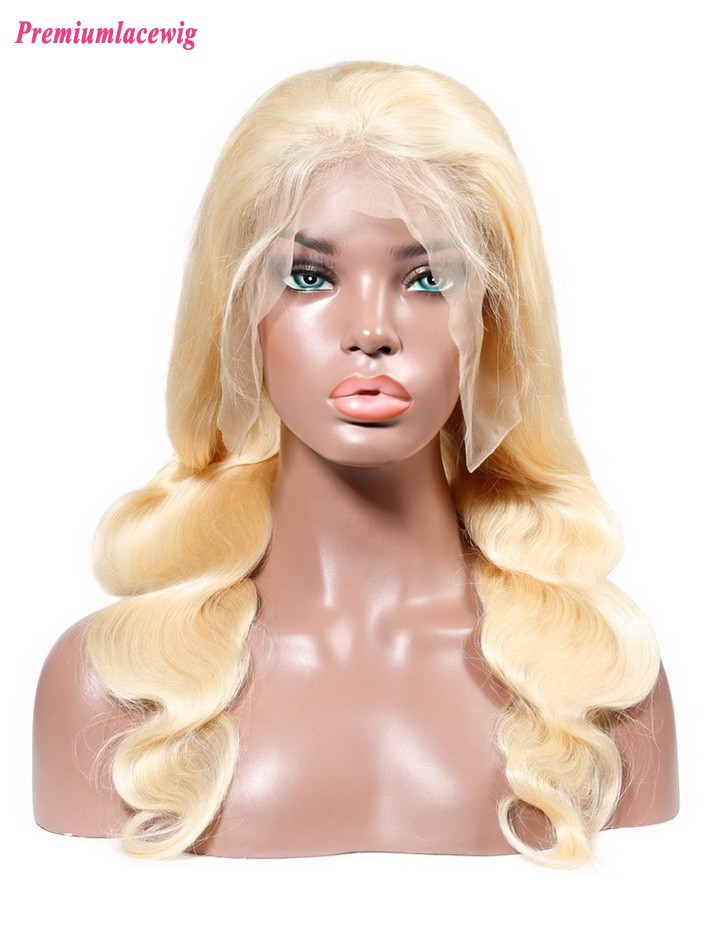 Blonde 613 360 Lace Wig Peruvian Body Wave Pre Plucked 18inch_360 