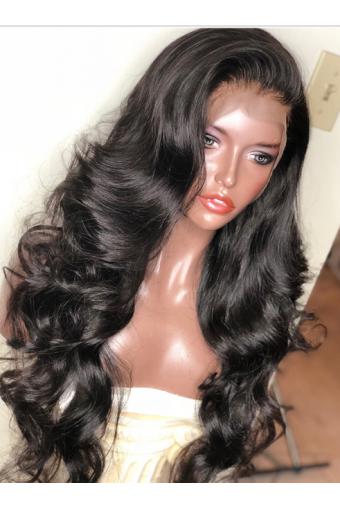 250% Density 22inch 13x6 Lace Front Wig Body wave Human Hair Wigs