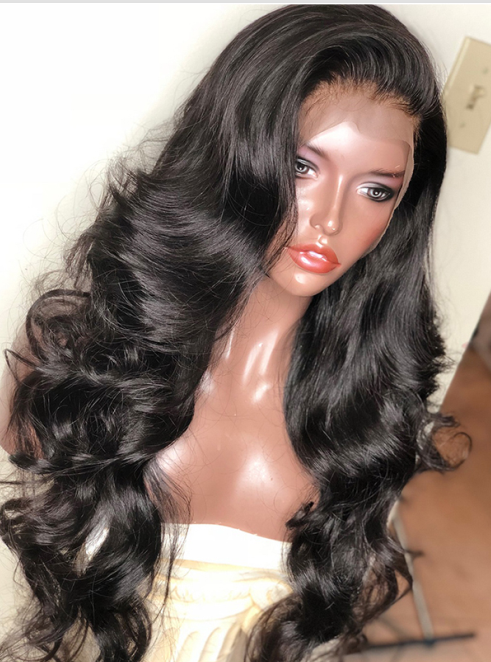 250% Density 22inch 13x6 Lace Front Wig Body wave Human Hair Wigs