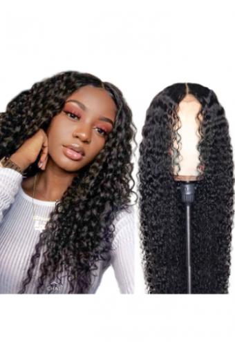 Brazilian hair curly lace front wig 18inch