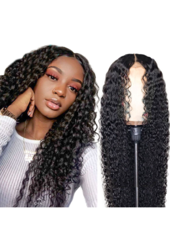 Brazilian hair curly lace front wig 18inch