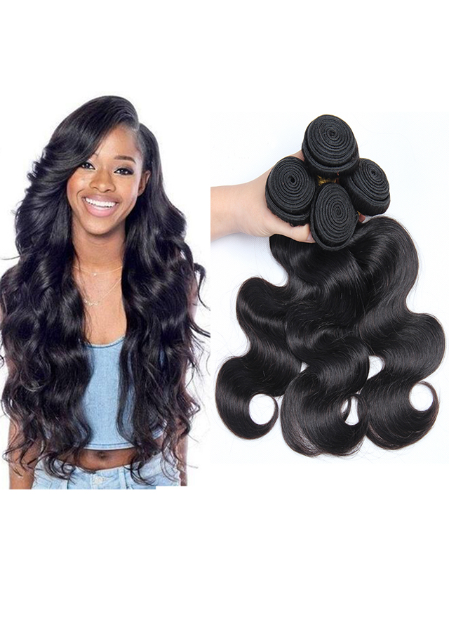 Body Wave Hair Bundles Brazilian Hair Weave Natural Color 3pcs/lot