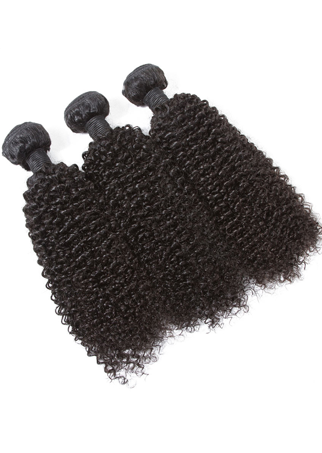 Kinky Curly Virgin Brazilian Hair Weave 4A 4B Unprocessed Human Hair Bundles Natural Color 3pcs/lot