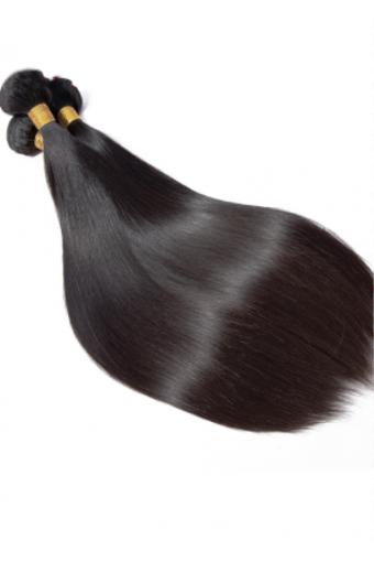 Straight Hair Brazilian Straight Human Hair Weave Bundles Natural Black 1 pc